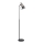 Stehlampe ASGARD 1xE27/11W/230V grau/schwarz/gold