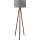 Stehlampe AYD 1xE27/40W/230V Braun/Grau