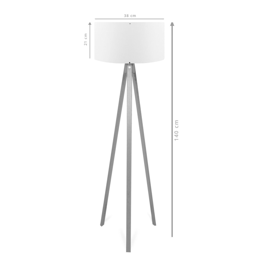 Stehlampe AYD 1xE27/40W/230V braun