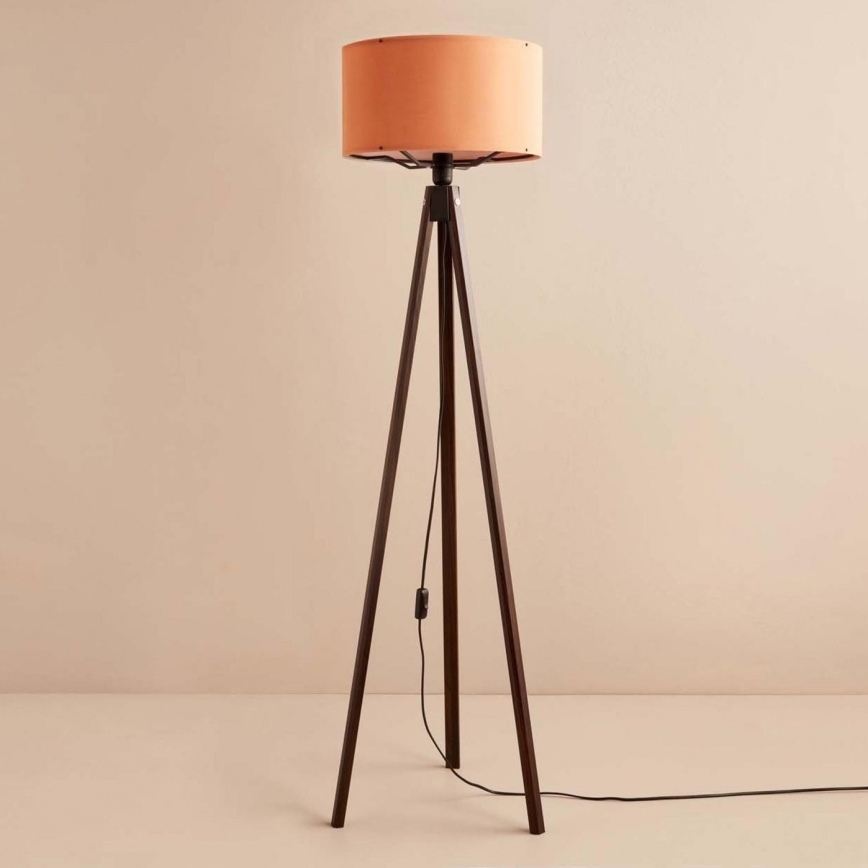 Stehlampe AYD 1xE27/40W/230V braun/orange
