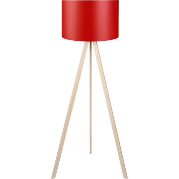 Stehlampe AYD 1xE27/40W/230V rot/beige