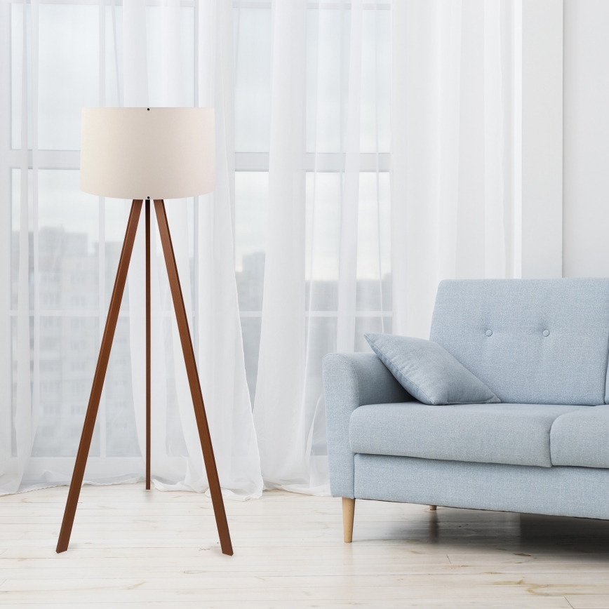 Stehlampe AYD 1xE27/60W/230V beige/braun