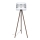 Stehlampe CORAL 1xE27/60W/230V braun/weiß/mattchrom