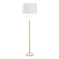 Stehlampe FOGO 2xE27/15W/230V weiß/beige