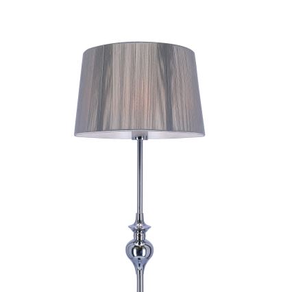 Stehlampe GILLENIA 1xE27/60W/230V silber
