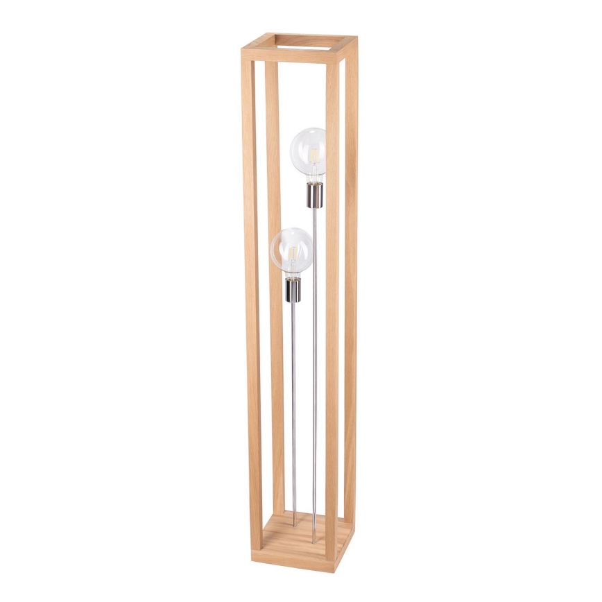 Stehlampe KAGO 2xE27/60W/230V Eiche matt – FSC-zertifiziert