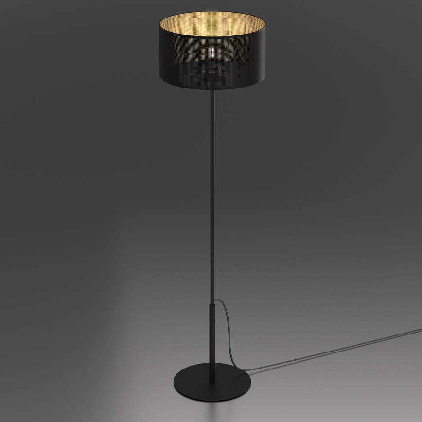 Stehlampe LOFT SHADE 1xE27/60W/230V schwarz/gold