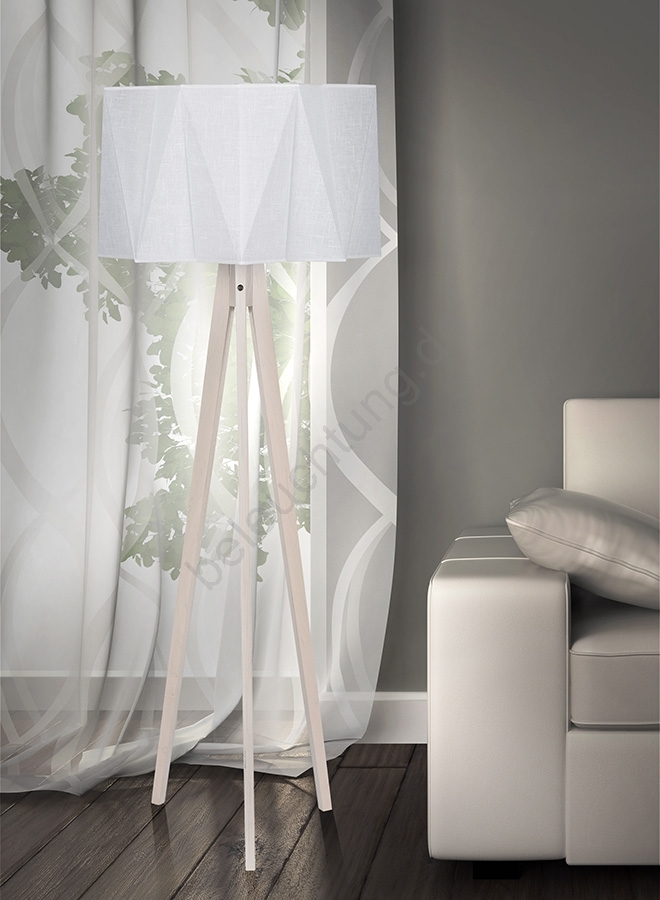 Stehlampe PIANO NATUR 1xE27/60W/230V | Beleuchtung.de