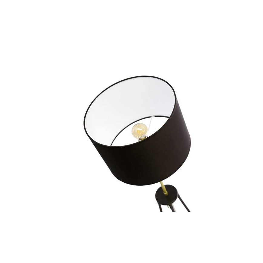 Stehlampe TEGOLA 1xE27/60W/230V schwarz/gold