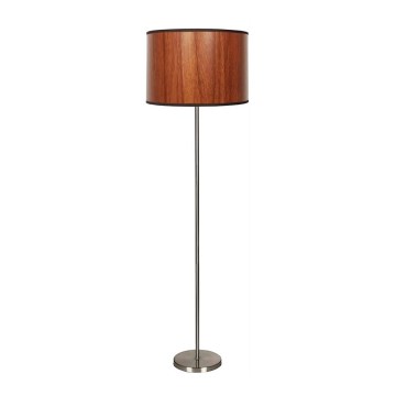 Stehlampe TIMBER 1xE27/60W/230V Braun/Mattchrom
