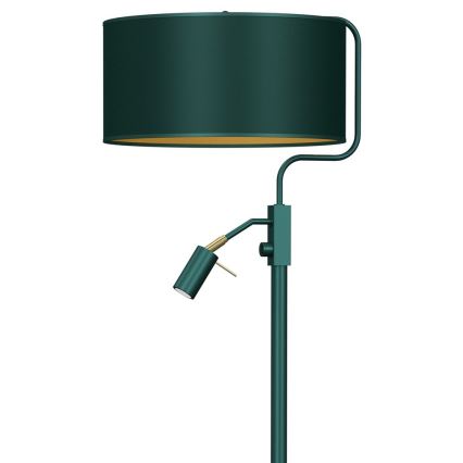 Stehlampe VERDE 1xE27/60W/230V + 1xGU10-MR11/7W grün