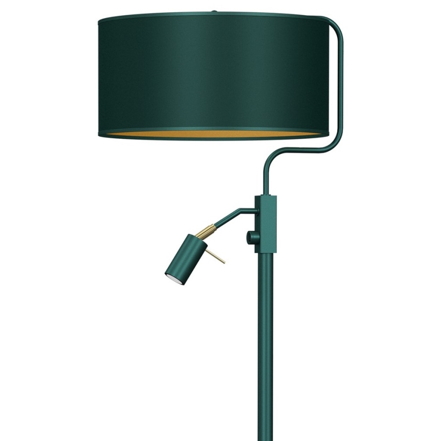 Stehlampe VERDE 1xE27/60W/230V + 1xGU10-MR11/7W grün