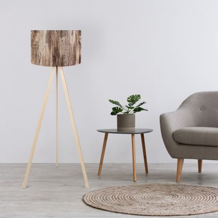 Stehleuchte AYD 1xE27/40W/230V braun/beige