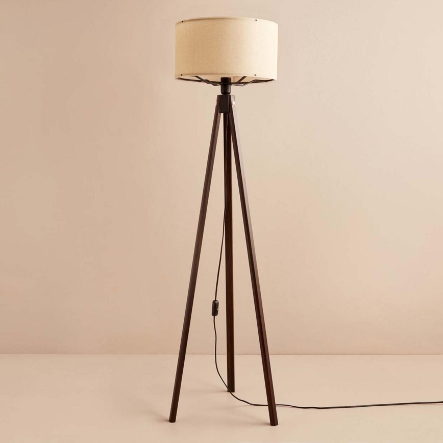 Stehleuchte AYD 1xE27/40W/230V braun/beige