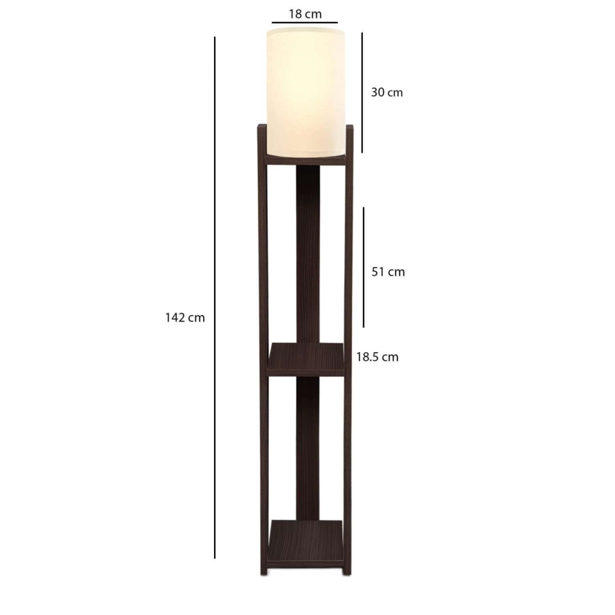 Stehleuchte AYD 1xE27/40W/230V braun/creme