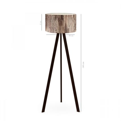 Stehleuchte AYD 1xE27/40W/230V braun