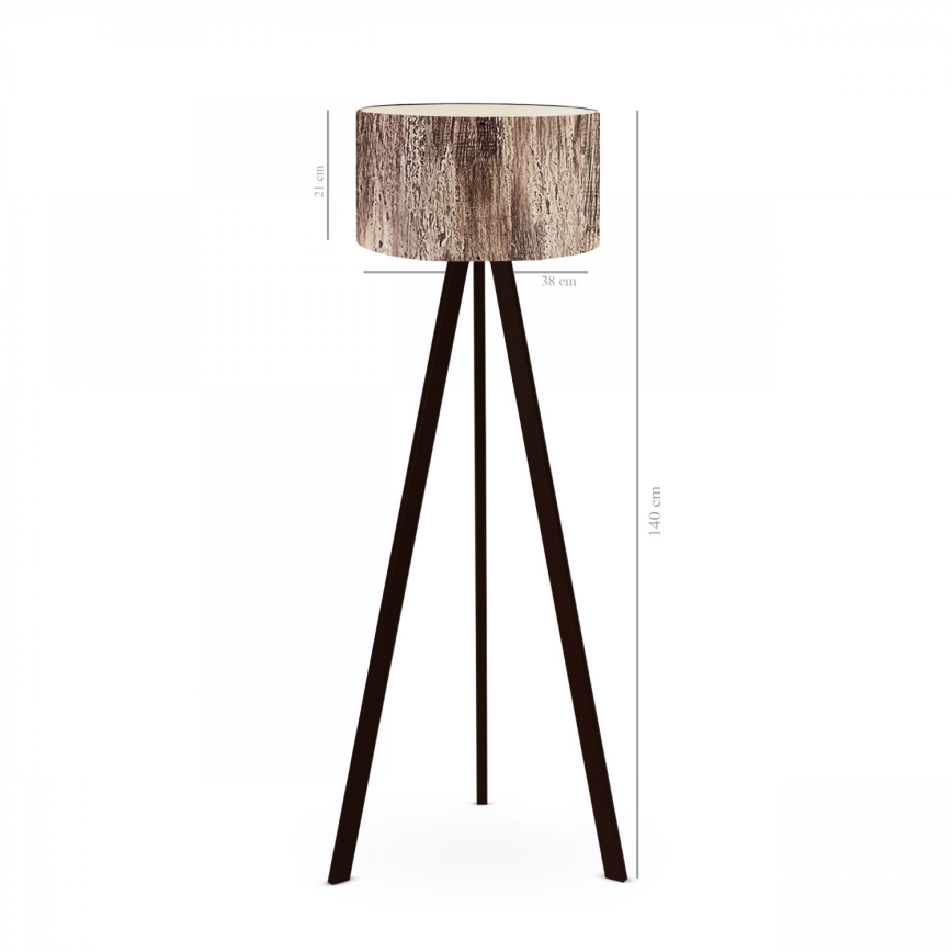 Stehleuchte AYD 1xE27/40W/230V braun