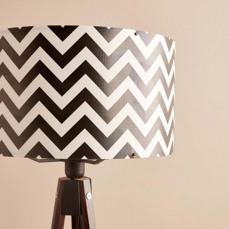 Stehleuchte AYD 1xE27/40W/230V braun/schwarz/weiß