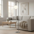 Stehleuchte FLOR 1xE14/10W/230V grau