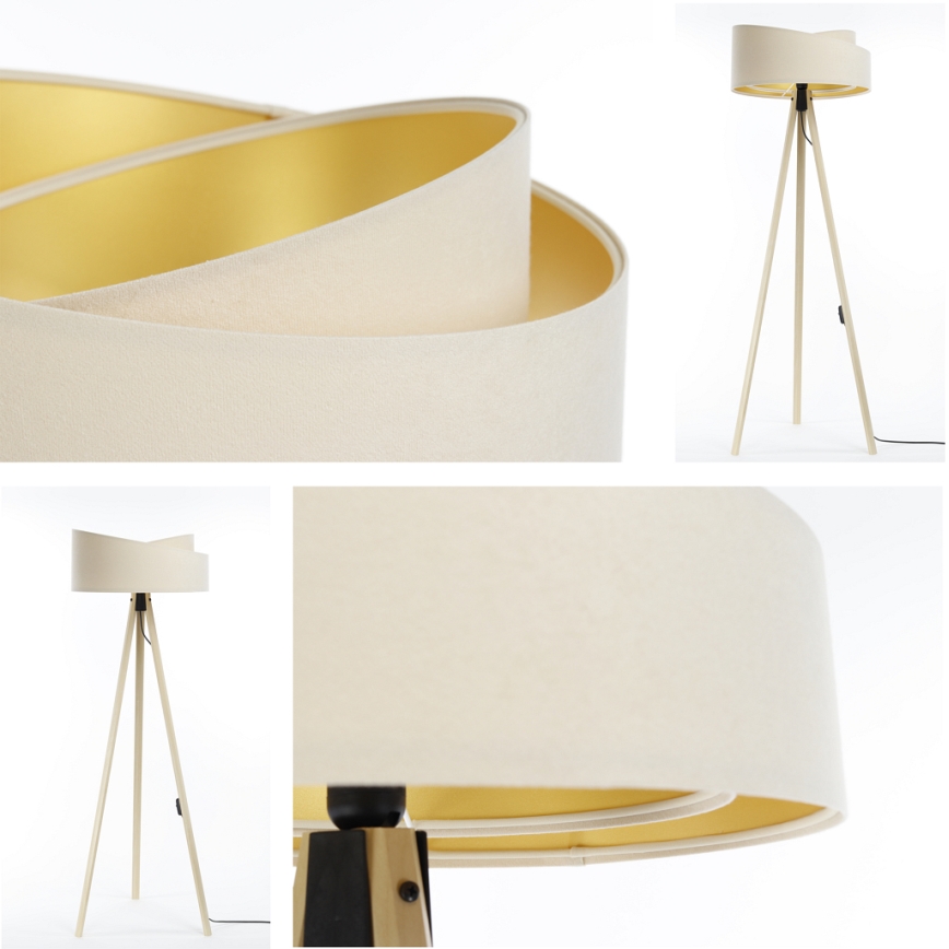 Stehleuchte GALAXY 1xE27/60W/230V cremefarben/beige