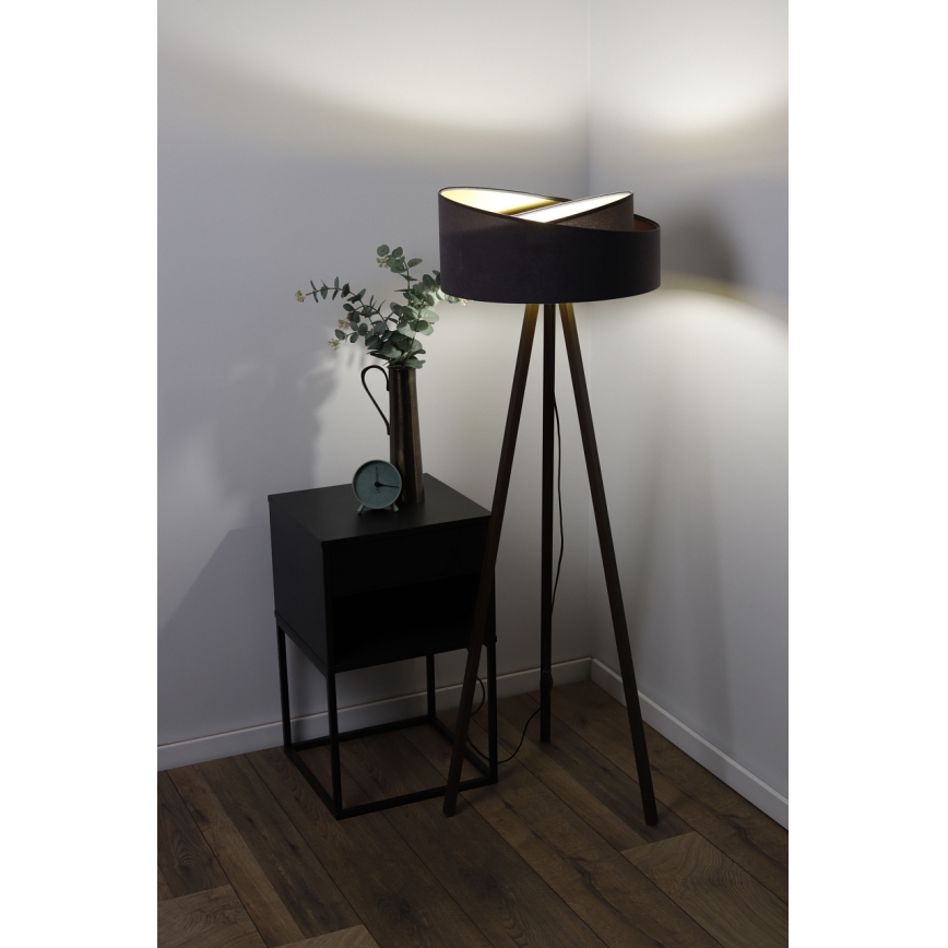 Stehleuchte GALAXY 1xE27/60W/230V grau/braun