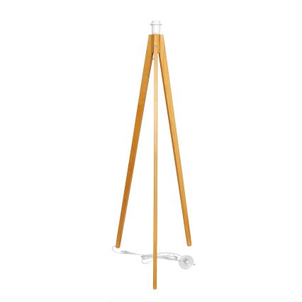 Stehleuchte HELEN 1xE27/15W/230V cremefarben/golden/Eiche