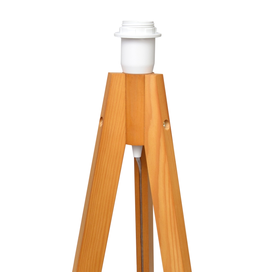Stehleuchte HELEN 1xE27/15W/230V cremefarben/golden/Eiche