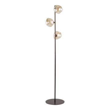 Stehleuchte LAVA 3xG9/8W/230V bronzefarben/rauchbeige