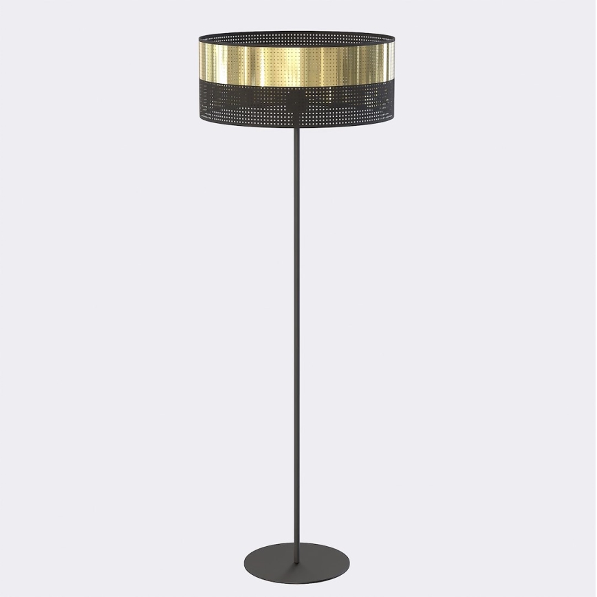 Stehleuchte LUX 1xE27/15W/230V schwarz/gold