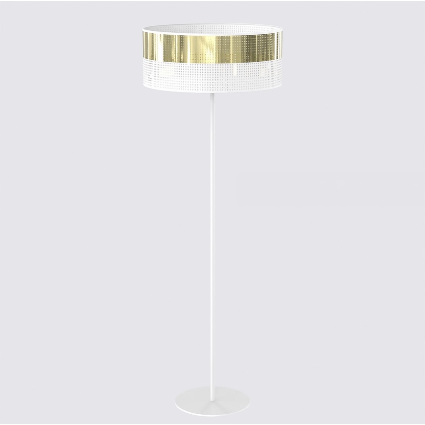 Stehleuchte LUX 1xE27/15W/230V weiß/gold