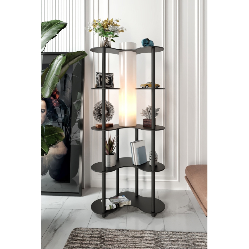 Stehleuchte mit Ablagefächern NOTO 1xE27/40W/230V schwarz