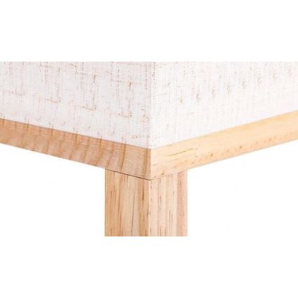 Stehleuchte mit Ablagen 1xE27/60W/230V weiß/braun
