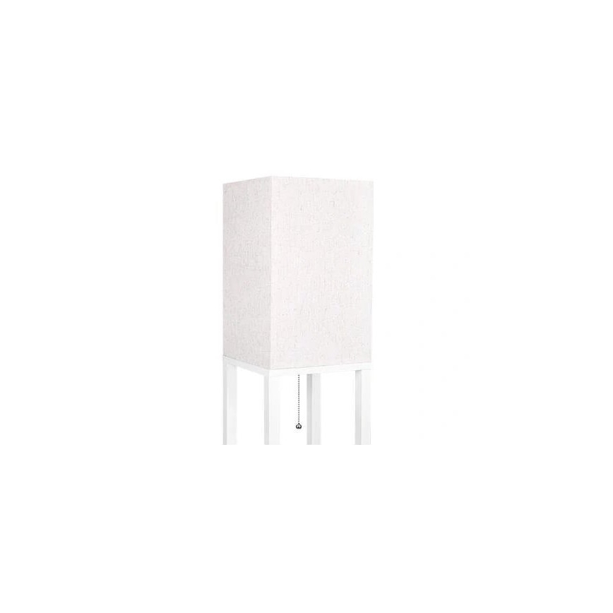 Stehleuchte mit Ablagen 1xE27/60W/230V weiß