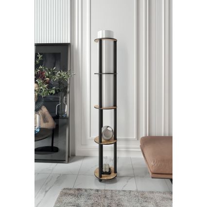 Stehleuchte mit Ablagen NOTO 1xE27/40W/230V beige/schwarz