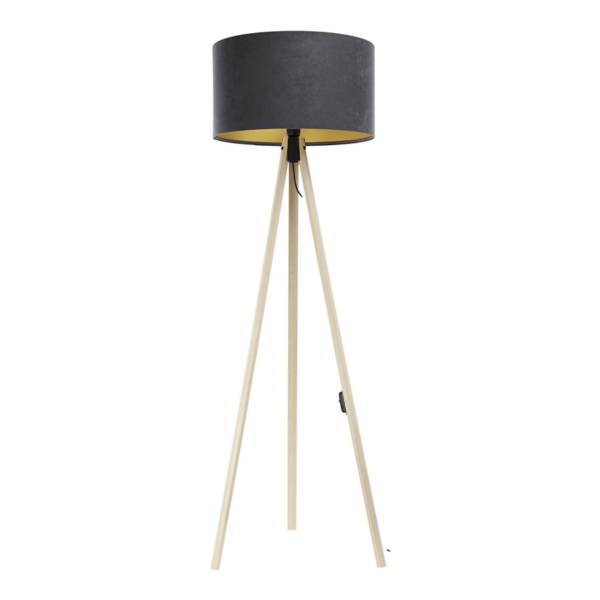 Stehleuchte STANDART 1xE27/60W/230V grau/beige