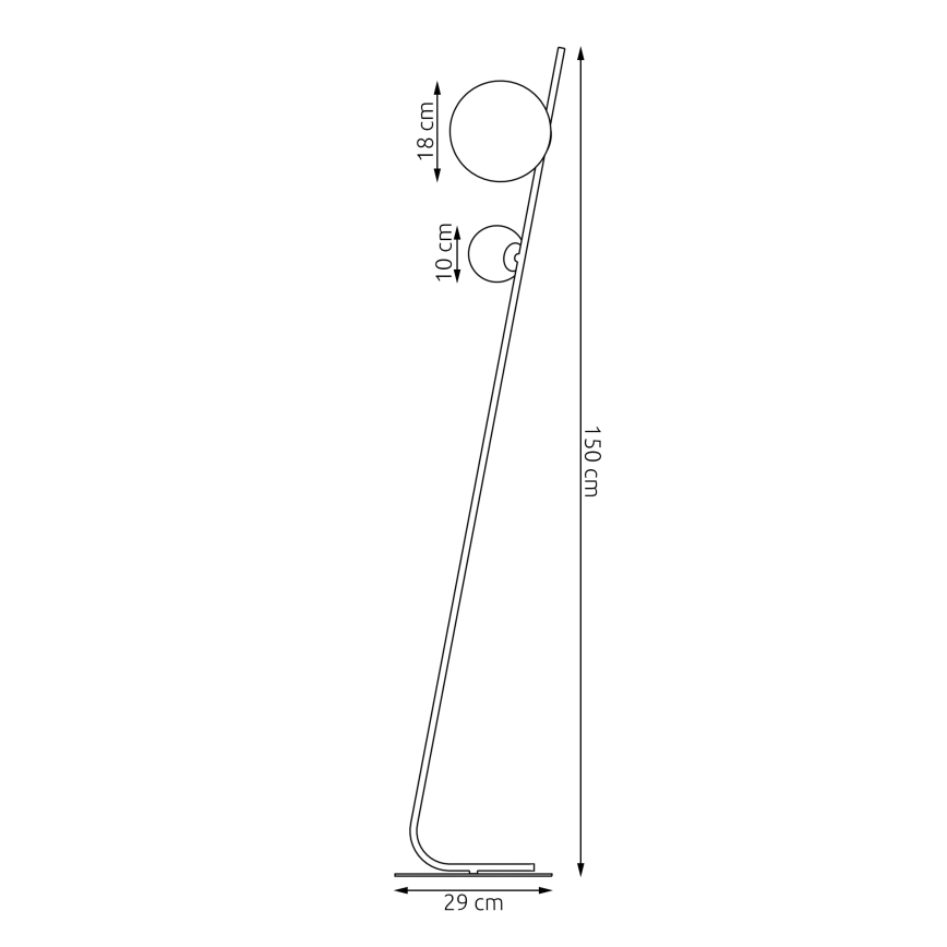 Stehleuchte TATU 2xG9/8W/230V weiß