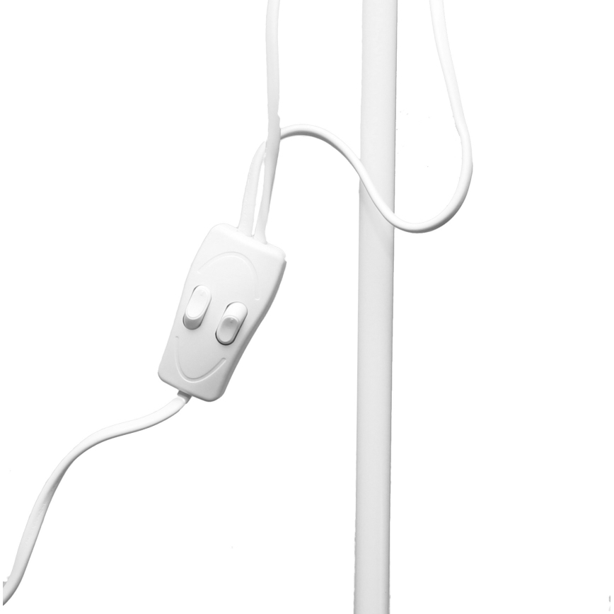 Stehleuchte WENDY 1x E27/100 W/230 V + 1x E14/40 W weiß