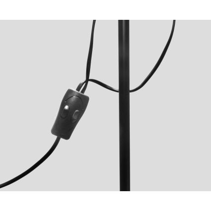 Stehleuchte WENDY 1xE27/100W/230V + 1xE14/40W schwarz