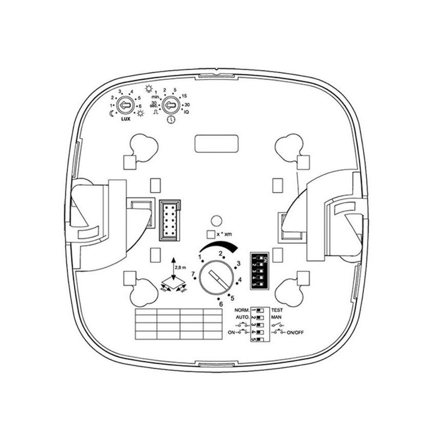 Steinel 000349 - Präsenzdetektor IR QUATTRO COM1