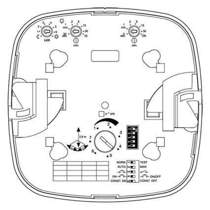 Steinel 002749 – Präsenzmelder IR Quattro 8m DALI-2 APC weiß