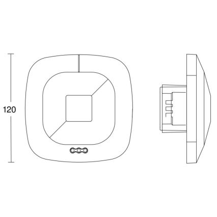 Steinel 002848 - Präsenzmelder HF 360 COM2 weiß