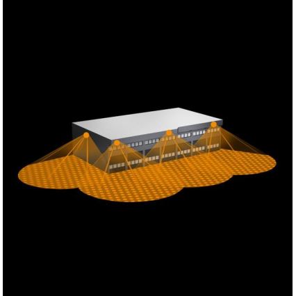 STEINEL 005672 - LED Reflektor s čidlem XLED 10 LED 30W černá