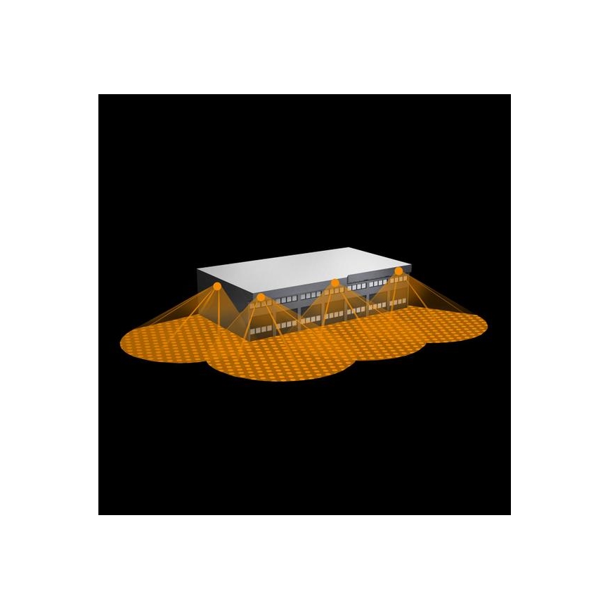 STEINEL 005672 - LED Reflektor s čidlem XLED 10 LED 30W černá