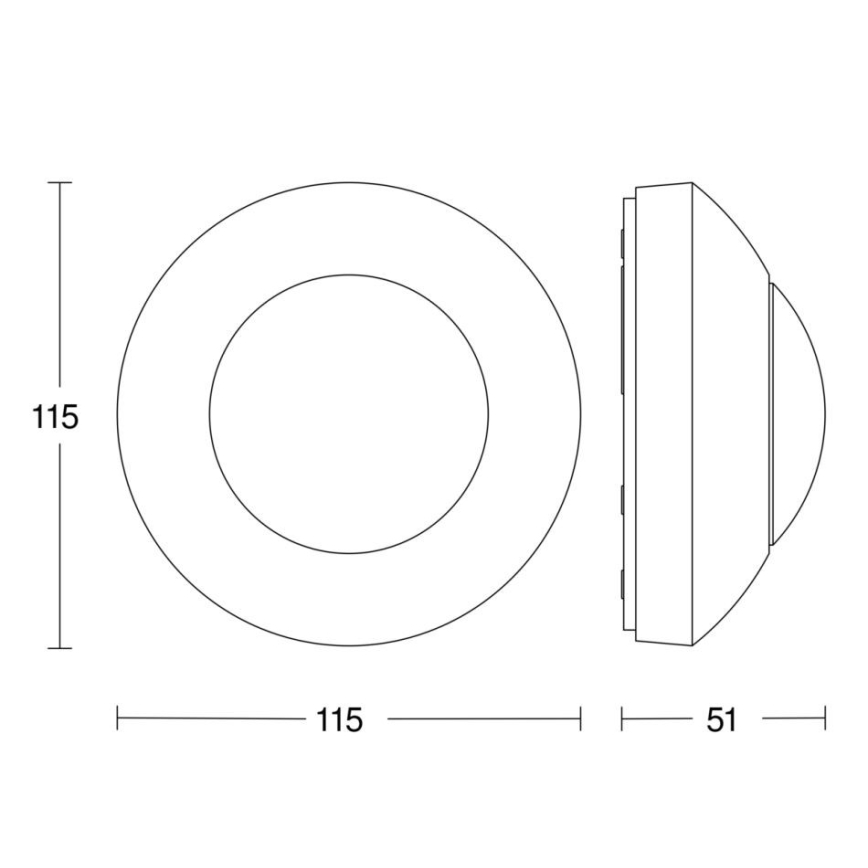 STEINEL 006556 - Außen Bewegungssensor IS2360 ECO IP54