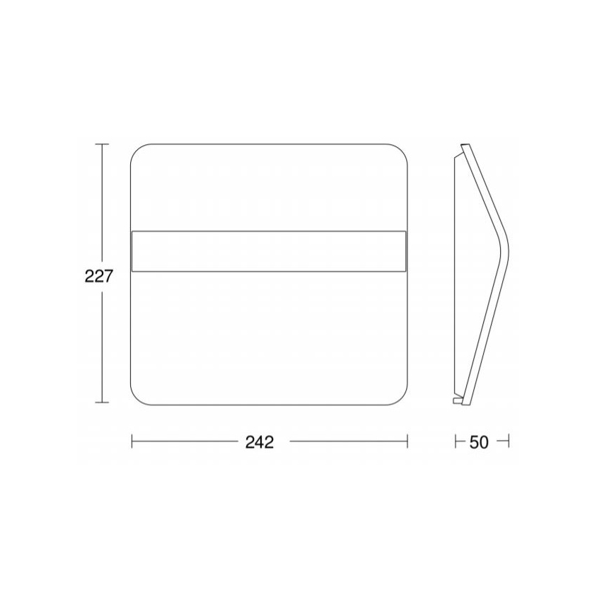 STEINEL 007140 - LED Solar-Hausnummer XSolar LH-N LED/0,03W Edelstahl IP44 2500 mAh