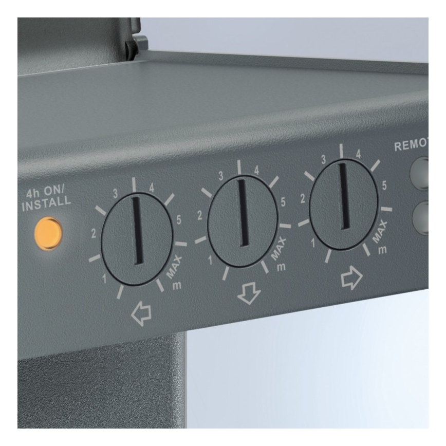 STEINEL 007614 - Außen-Bewegungsmelder iHF 3D KNX schwarz IP54