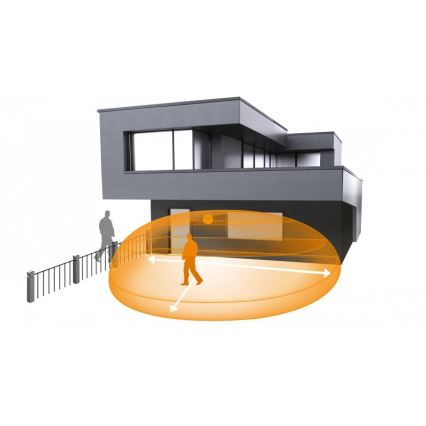 STEINEL 007614 - Außen-Bewegungsmelder iHF 3D KNX schwarz IP54