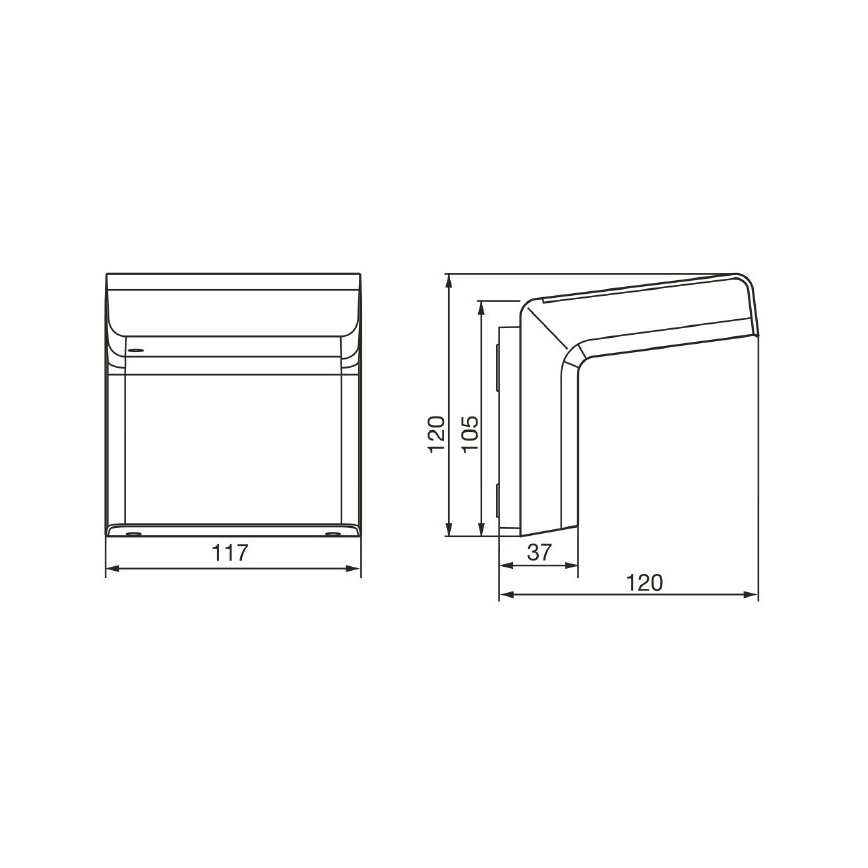 STEINEL 007614 - Außen-Bewegungsmelder iHF 3D KNX schwarz IP54