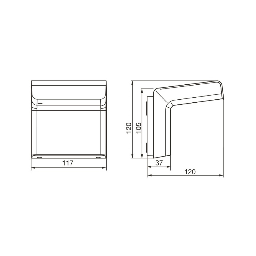 STEINEL 007621 - Außen-Bewegungsmelder iHF 3D KNX anthrazit IP54