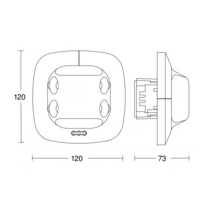 STEINEL 007850 - Bewegungssensor Dual US COM2